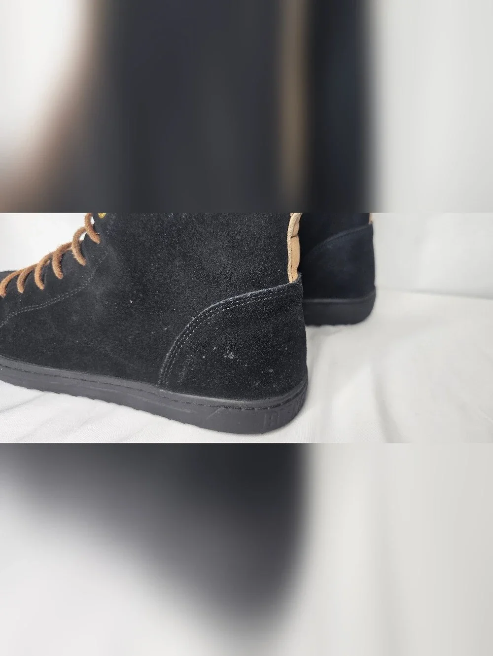 Birkenstock Bartlett Black Suede High Top Sneaker Boots Mens 10 Womens 12 EU 43